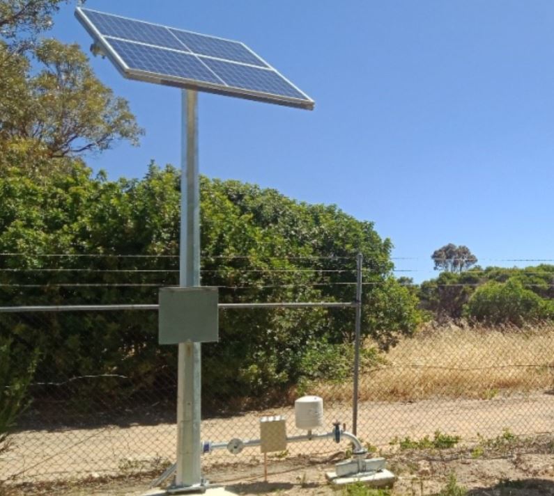 Solar bore at Halls Head resource recovery plant