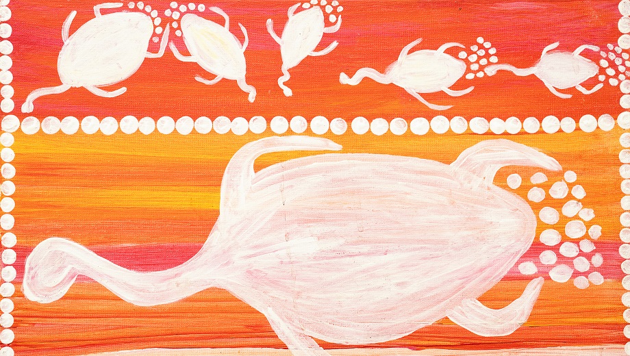 Binjareb Sisters Dreaming Painting by Elsie Ugle