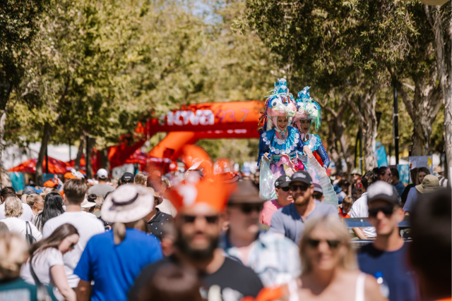 Crab Fest Crowd from 2023