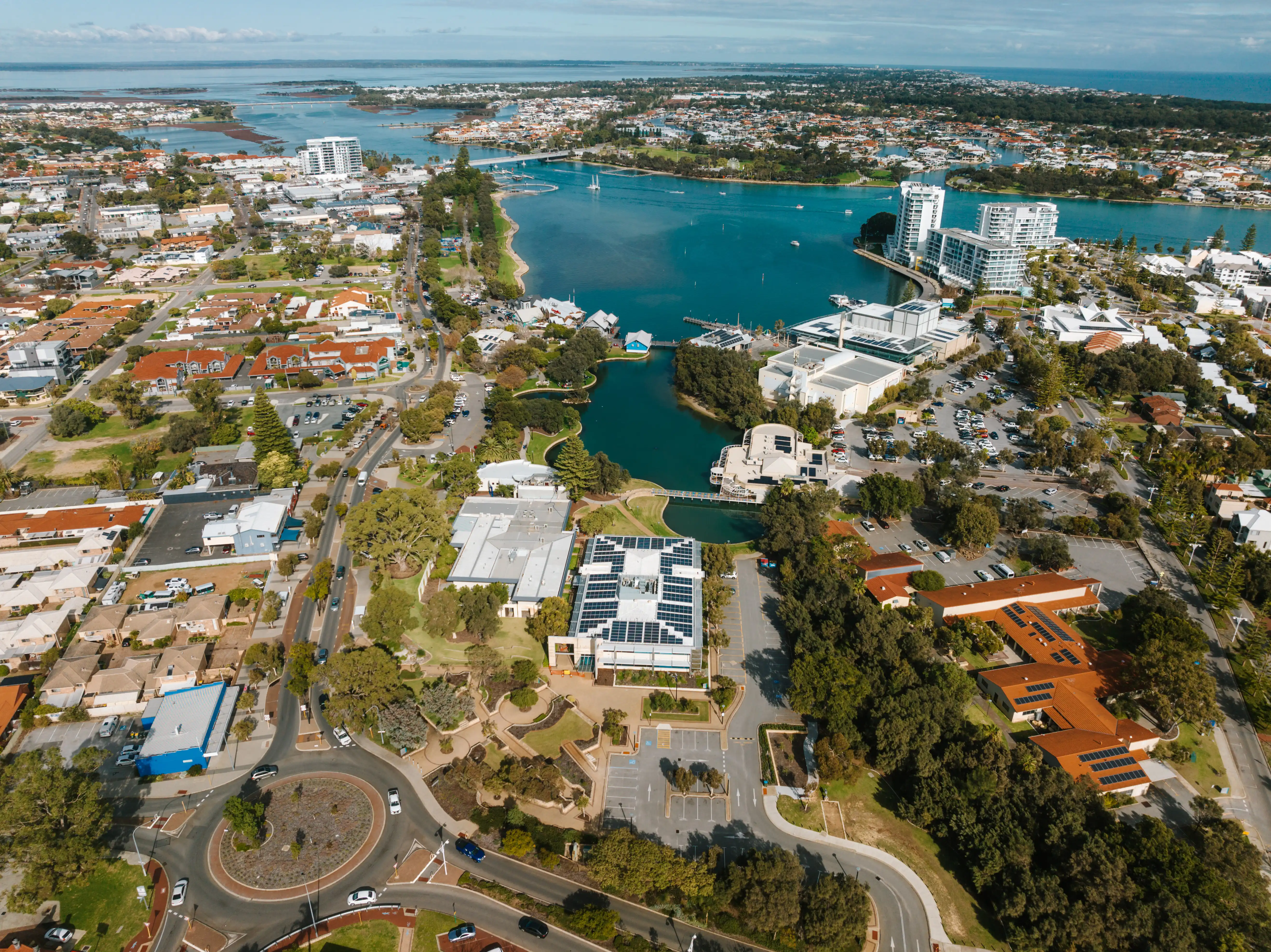 "COM city centre aerial"